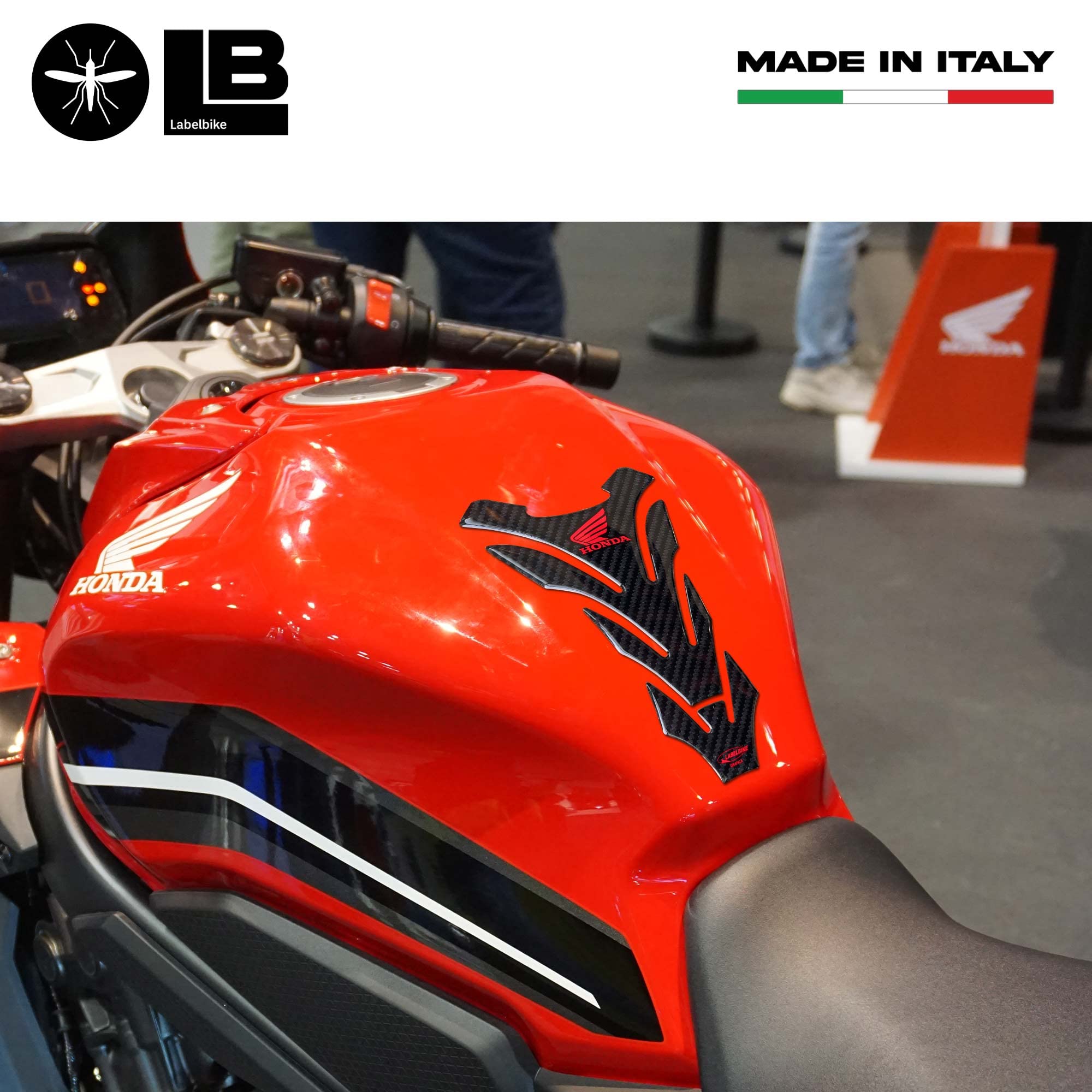Amazon.co.jp: labelbike - 樹脂製3Dバイクタンクパッド保護・装飾